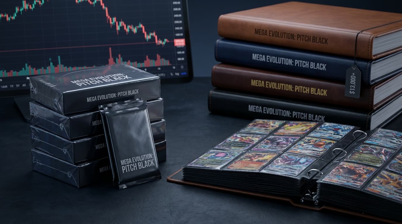 Pitch Black Pre-Sale, 32 Days Out: Does the Fifth Mega Evolution Set Still Command a Premium After $13K of Master-Set Fatigue?